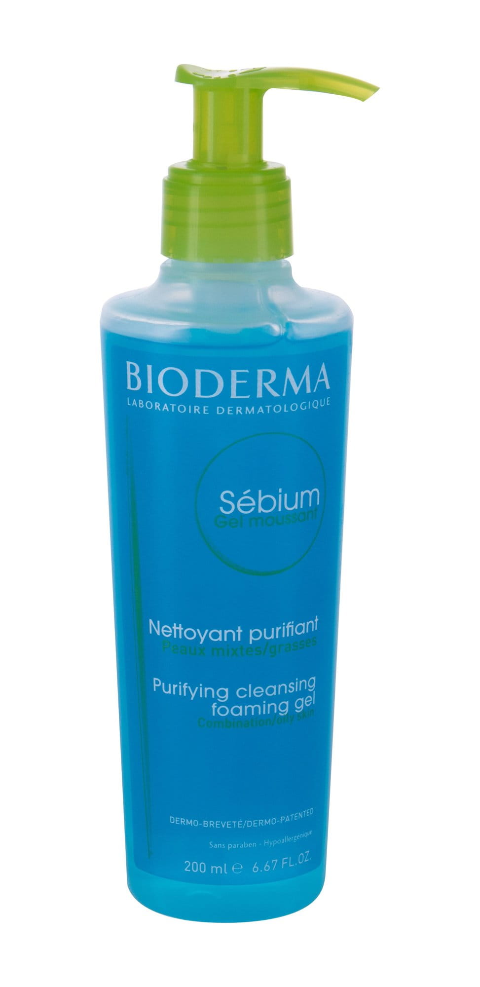 BIODERMA Sébium Gel Moussant With Pump W Żel oczyszczający 200ml-140245